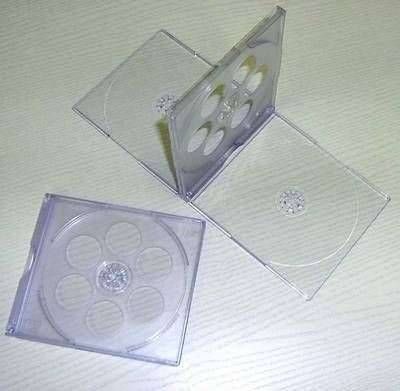 CD Jewelbox slimline Premium für 4 CD/DVDs inkl. Tray
