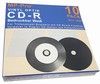 10 Stck Schwarze CD-R 80min/700MB Vinyl Optik Schallplatten Retro-Look Inkjet Printable Wei