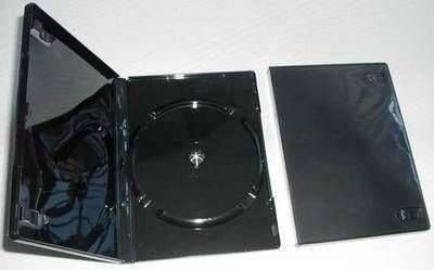 3er DVD Box schwarz für 3 DVDs
