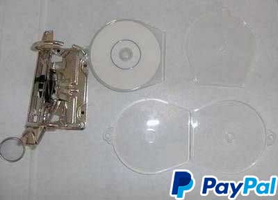 mini CD Ring Shell Boxen für 8cm Mini CDs und DVDs