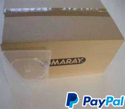 DVD Boxen farblos Original AMARAY - 50 Stk. Karton
