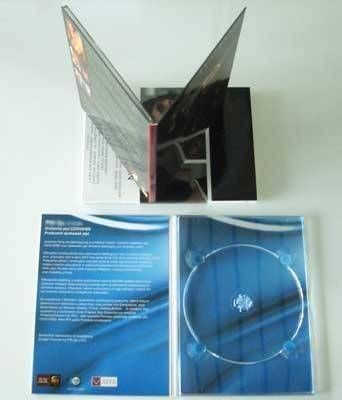 Bedruckte DVD Hüllen aus Karton mit 1 A5 Tray und Matt/Glanz Folie