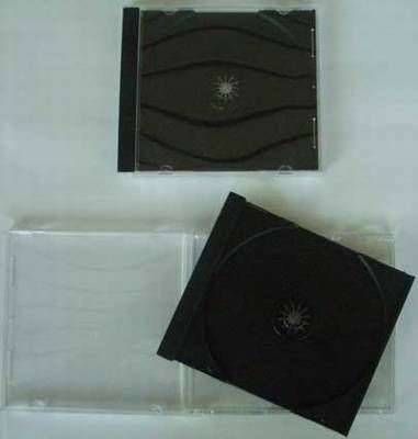 CD Jewelbox Premium mit Tray schwarz für 1 CD/DVD