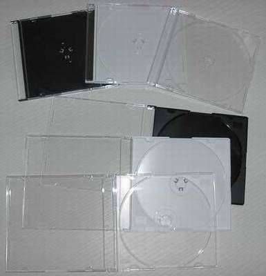 CD Slimcase farblos Premium für 1 CD/DVD