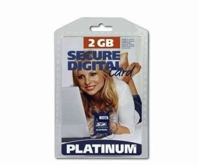 2GB Platinum SD Card (Secure Digital) High Speed Speicherkarte (60x)