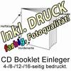 CD Cover/Booklet/Inlay inkl. Bedruckung