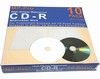 10 Stück MP-Pro High Glossy Waterproof CD-R 80min/700MB Inkjet printable weiß in CD Papierhüllen